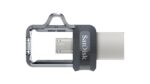 USB atmintinė SanDisk 128GB su micro-USB ir USB 3.0 jungtimis, šoninis vaizdas