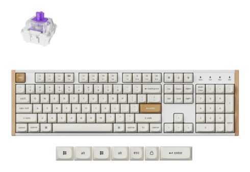 Klaviatūra Keychron K10 HE su belaidžiu ryšiu ir 100% išdėstymu