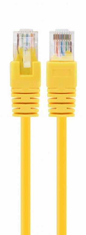PATCH CABLE CAT5E UTP 5M geltonas, 5 metrų ilgis