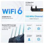 Wireless Router TP-LINK Wireless Router 3000 Mbps Wi-Fi 6 IEEE 802.11a IEEE 802.11 b/g IEEE 802.11n IEEE 802.11ac IEEE 802.11ax USB 3.0 3x10/100/1000M 1x2.5GbE LAN WAN ports 1 Number of antennas 4 ARCHERAX55PRO