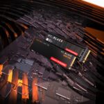 SSD WESTERN DIGITAL Black SN8100 1TB M.2 PCIe Gen5 NVMe 3D TLC Write speed 11000 MBytes/sec Read speed 14900 MBytes/sec WDS100T1X0M