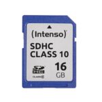 Atminties kortelė SDHC 16GB C10 INTENSO su 10 MB/s greičiu