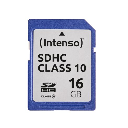 Atminties kortelė SDHC 16GB C10 INTENSO su 10 MB/s greičiu