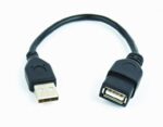 USB 2.0 prailginimo laidas, 15 cm, AM-F tipo jungtys