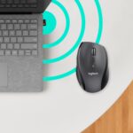 MOUSE USB LASER WRL M705/BLACK 910-006034 LOGITECH