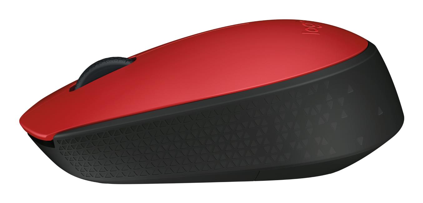 685d42b8-92cb-4f18-b49c-62f7498b3162 Logitech M171 bevielė pelė raudona su 2.4 GHz technologija