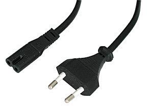 6885f23d-ff82-4f1f-a9c4-0937f807db7a Maitinimo kabelis su Euro jungtimi, 3m ilgio