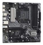 Mainboard ASROCK AMD B550 SAM4 MicroATX 1xPCI-Express 3.0 1x 1xPCI-Express 3.0 4x 2xM.2 1xPCI-Express 4.0 16x Memory DDR4 Memory slots 4 1xHDMI 1xDisplayPort 2xAudio-In 1xAudio-Out 2xUSB 2.0 4xUSB 3.2 1xPS/2 1xRJ45 B550MPHANTOMGAMING4