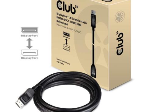 CABLE DP TO DP 3M/M/F CAC-1023 CLUB3D