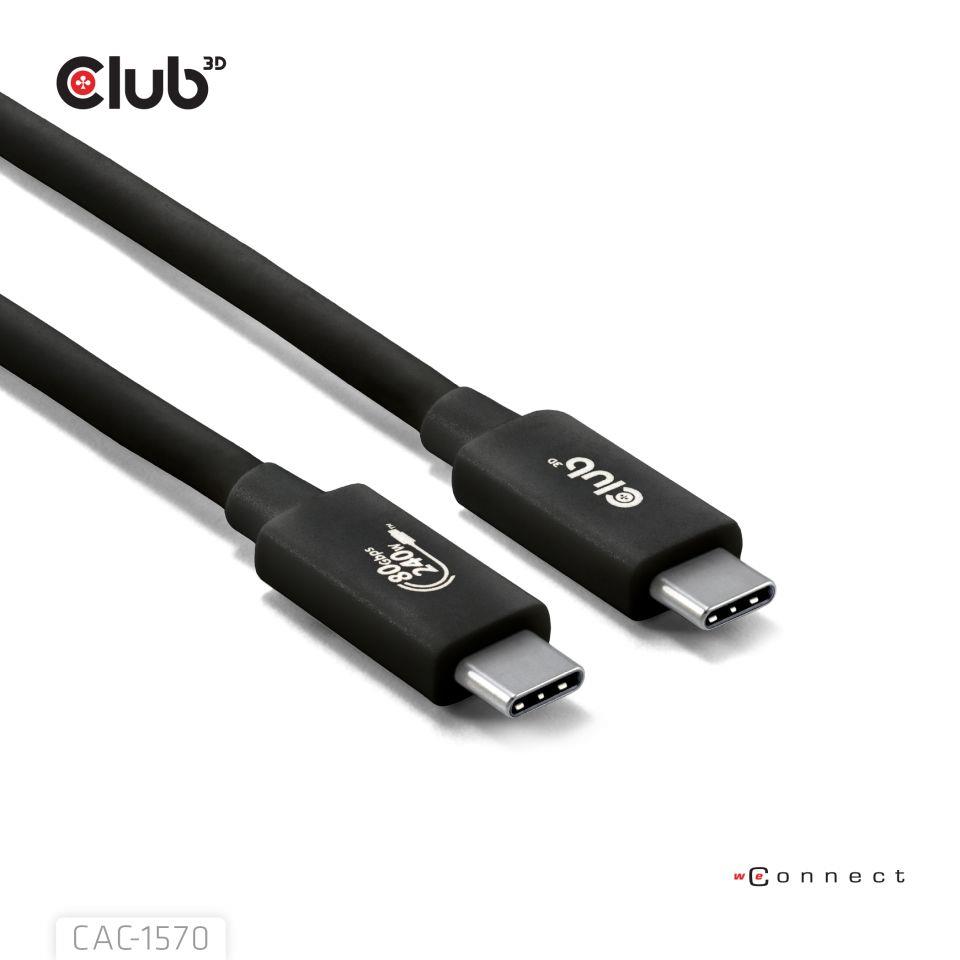 6a0d4094-cdd7-458a-a104-b18bf242dffe-1 CABLE USB-C TO USB-C 1.2M/BLACK CAC-1570 CLUB3D