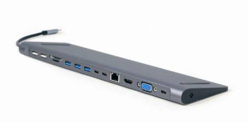 USB-C adapteris 9-in-1 su HDMI ir USB hub