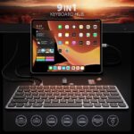 KEYBOARD + I/O HUB 9IN1/0.6M HMC-KB-CRL AXAGON