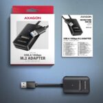 SSD ACC ADAPTER USB3.2/M.2/10GBPS 0.1M ADM2-AM AXAGON