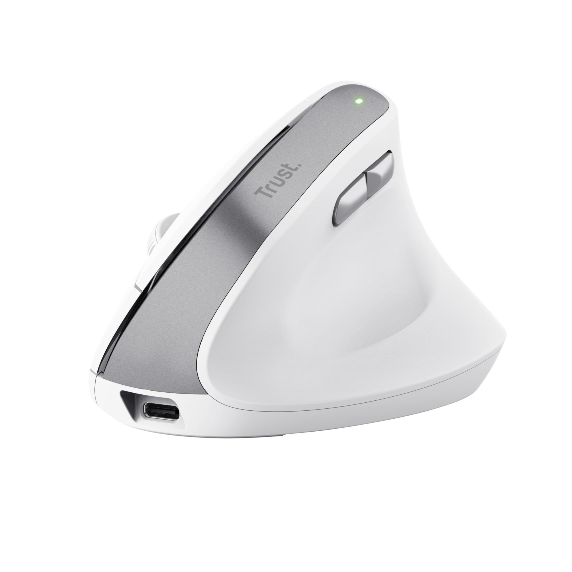6aca81a6-8f1e-4eb6-a250-0761c52e267b MOUSE USB OPTICAL WRL BAYO II/ERGO WHT 25398 TRUST