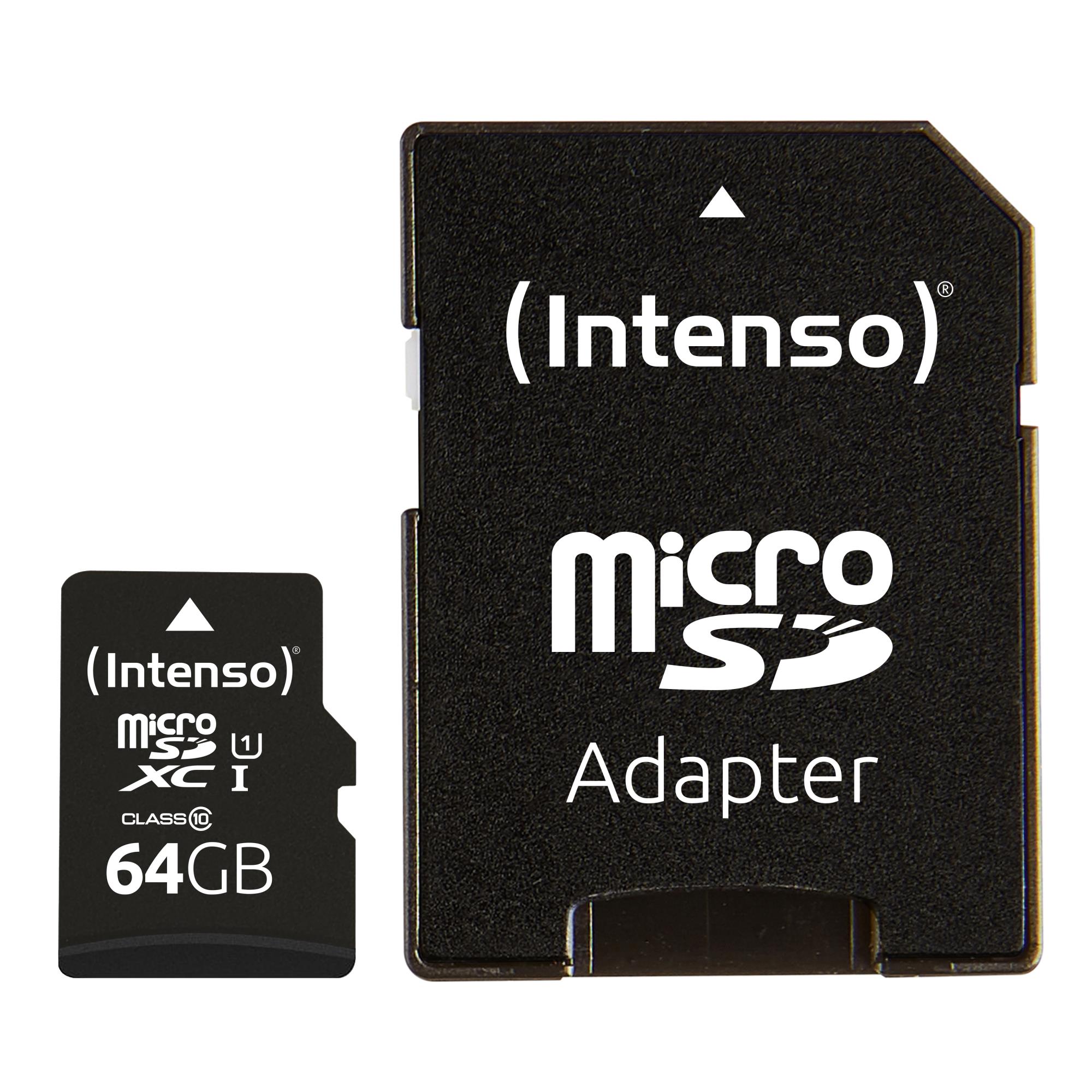 6b0beecf-47df-4ce2-a91a-c9189106019a MEMORY MICRO SDXC 64GB UHS-I/W/ADAPTER 3423490 INTENSO