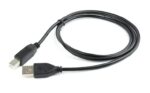 USB 2.0 A-plug B-plug 1M laidas, juodas