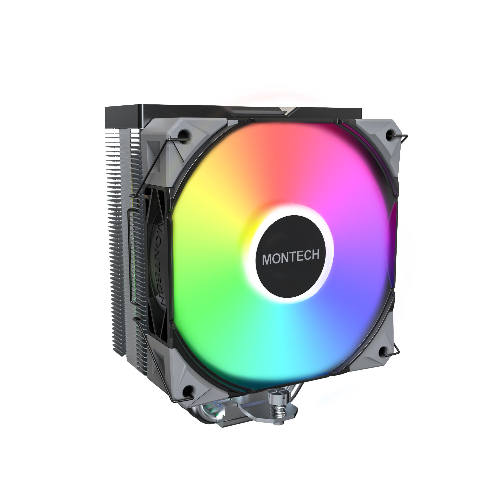6bd5a65f-0951-4825-b997-70cb2d1ef23c CPU aušintuvas Montech NX400 ARGB (B) su juodu korpusu