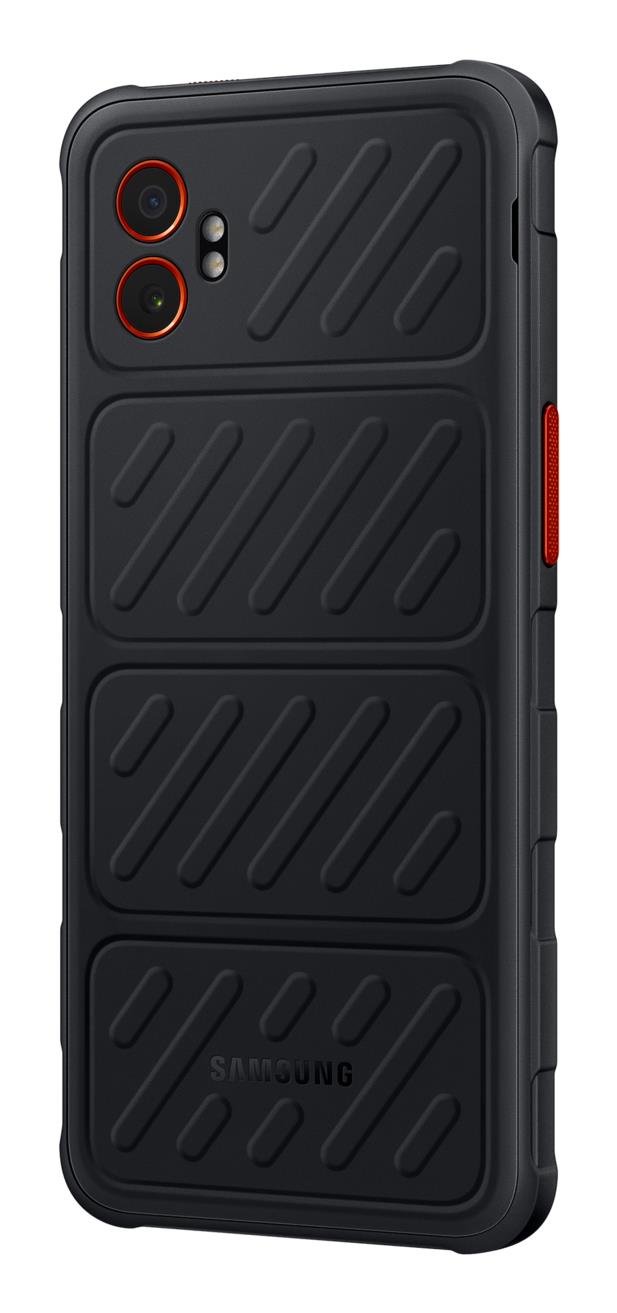 6d4173b2-4167-4dc9-a2bc-1e4c811d5cff Samsung Galaxy XCover 7 Pro, šoninis vaizdas su matomais mygtukais
