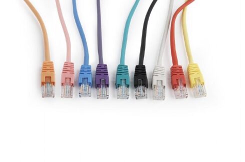 CAT5e UTP tinklo kabelis, geltonas, 3 m