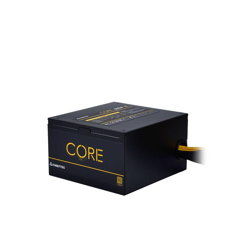 6d8278d5-6076-49b4-b982-949610fd5534 Power Supply CHIEFTEC 500 Watts Efficiency 80 PLUS GOLD PFC Active BBS-500S