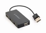 USB 2.0 4-port hub su integruotu kabeliu, GEMBIRD UHB-U2P4-04