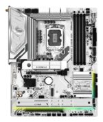 Mainboard ASROCK Intel B860 Express LGA1851 ATX Memory DDR5 Memory slots 4 1xPCI-Express 4.0 16x 1xPCI-Express 5.0 16x 1xM.2 1xHDMI 1xDisplayPort 1xAudio-Out 1xMicrophone 3xUSB 2.0 6xUSB 3.2 1xUSB-C w/Thunderbolt 1xOptical S/PDIF 1xRJ45 B860STEELLEGENDWIFI