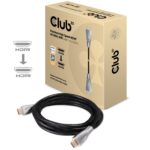 HDMI kabelis CAC-1311 su matoma jungčių detale ir ilgis 1m