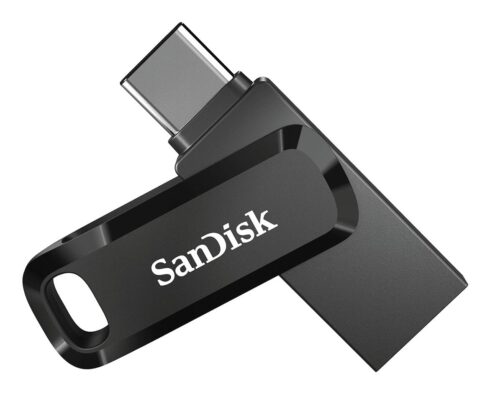 SanDisk USB-C atminties kortelė 256GB, modelis SDDDC3-256G-G46