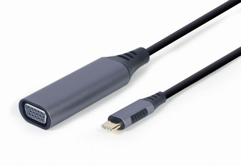 71042dfd-10d4-4a2c-a229-1dc273e2898a I/O ADAPTER USB-C TO VGA/GREY A-USB3C-VGA-01 GEMBIRD