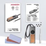 SSD ACC COOLER M.2 COPPER FAN/CLR-M2FAN AXAGON