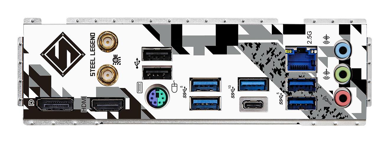 7446dceb-d7ad-4ad8-8f40-2c949f199c9c Mainboard ASROCK Intel B760 Express LGA1700 Micro-ATX Memory DDR5 Memory slots 4 1xPCI-Express 4.0 1x 1xPCI-Express 5.0 16x 4xM.2 1xHDMI 1xDisplayPort 2xUSB 2.0 5xUSB 3.2 1xUSB-C 1xPS/2 1xRJ45 3xAudio port B760MSTEELLEGENDWIFI
