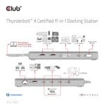 NB ACC DOCKING STATION 11IN1/THUNDERBOLT CSV-1581 CLUB3D