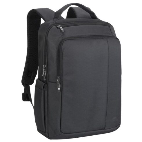 Kuprinė Rivacase 15.6" juoda, pagaminta iš poliesterio