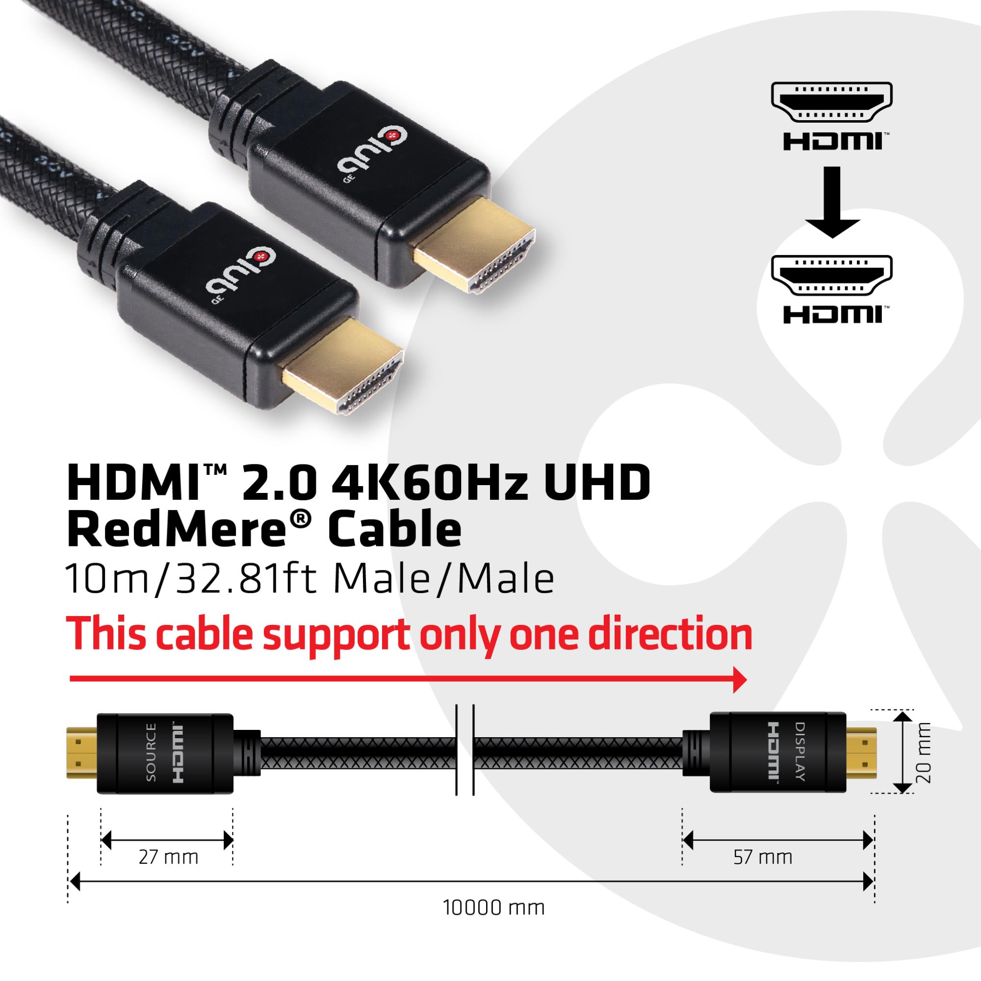 767f1fa8-e138-4393-86fe-09663f5c4559 CABLE HDMI TO HDMI 10M/M/M CAC-2313 CLUB3D