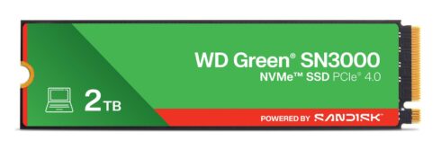 SSD WESTERN DIGITAL Green 2TB M.2 PCIe Gen4, rašymo greitis 4200 MB/s
