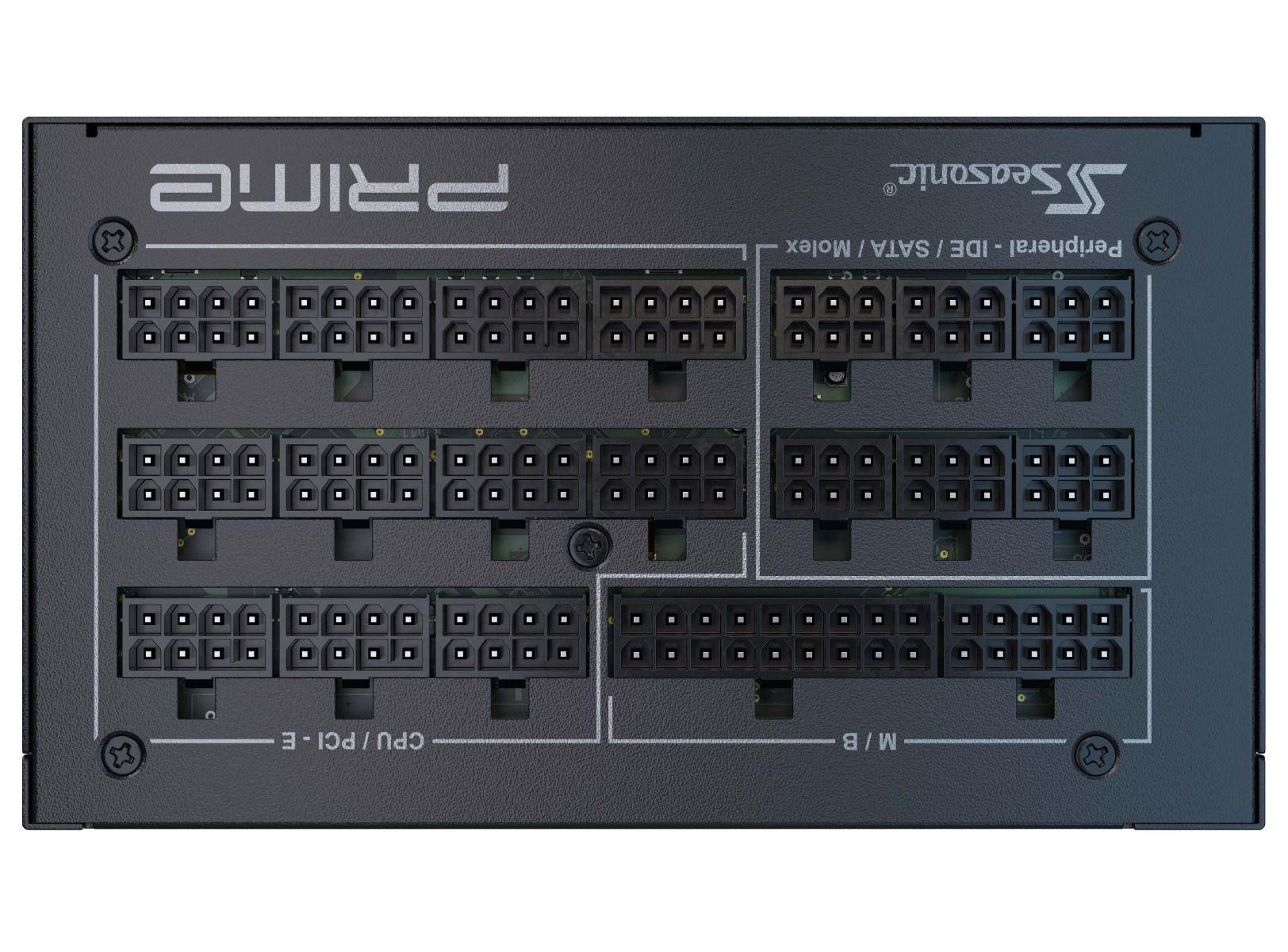 771d58ef-7e2b-4212-9e74-ed163882d3bf Power Supply SEASONIC PRIME TX ATX 3.0 1600 Watts Efficiency 80 PLUS TITANIUM MTBF 100000 hours PRIME-TX-1600-ATX30