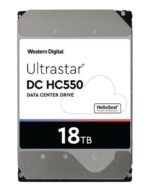 HDD WESTERN DIGITAL ULTRASTAR Ultrastar DC HC550 WUH721818ALE6L4 18TB SATA 3.0 512 MB 7200 rpm 3,5" 0F38459