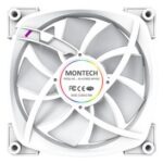 CASE FAN 120MM/AX120 PWM WHITE 3 IN 1 MONTECH