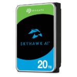 HDD SEAGATE SkyHawk AI 20TB, 3,5" formato, šoninis vaizdas