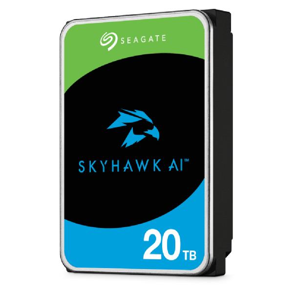 787bd8d4-5f1c-4f0c-8a91-d25f71049014 HDD SEAGATE SkyHawk AI 20TB, 3,5" formato, šoninis vaizdas