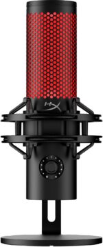 Mikrofonas HyperX QuadCast 2 su juodu korpusu