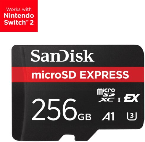 SanDisk microSDXC 256GB UHS-I kortelė, modelis SDSQXFN-256G-GN4NN