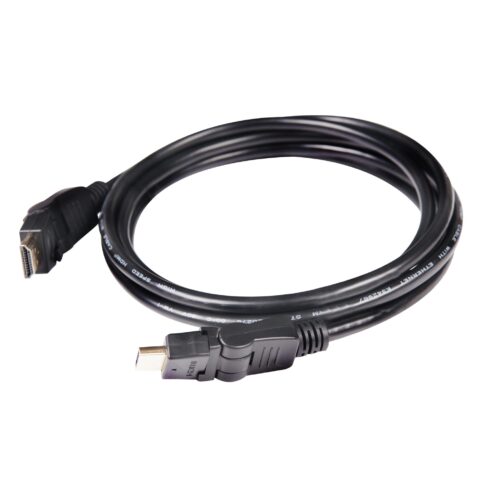 HDMI laidas 2m, Club 3D CAC-1360 su 360° sukimosi funkcija
