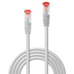 Kabelis CAT6 S/FTP 3M, pilkas, rodomas iš šono su jungtimis