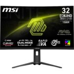 LCD monitor MSI MAG 321CUPDF 31.5" su 4K VA paneliu 160 Hz