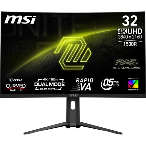 LCD monitor MSI MAG 321CUPDF 31.5" su 4K VA paneliu 160 Hz