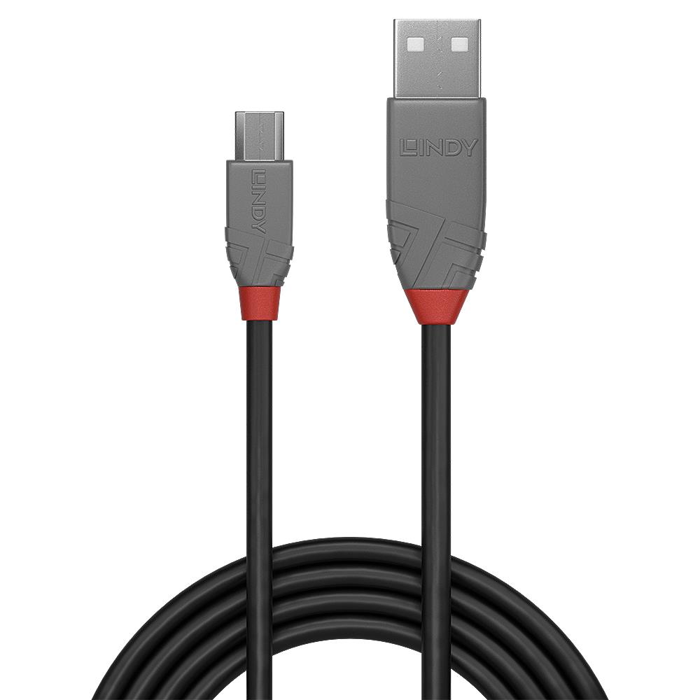 79c2b59d-05af-4a0b-ba7a-f58680d1a09f USB 2.0 A į Micro-B laidas, 1m, Anthra linija