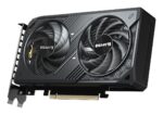 Vaizdo plokštė GIGABYTE GeForce RTX 5060, šoninis vaizdas su prievadų išdėstymu