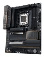 Mainboard ASUS AMD X870E SAM5 ATX Memory DDR5 Memory slots 4 3xPCI-Express 4.0 16x 2xPCI-Express 5.0 16x 4xM.2 1xHDMI 1xDisplayPort 1xUSB 2.0 7xUSB 3.2 3xUSB-C 1xRJ45 3xAudio port PROARTX870E-CREATORWIFI