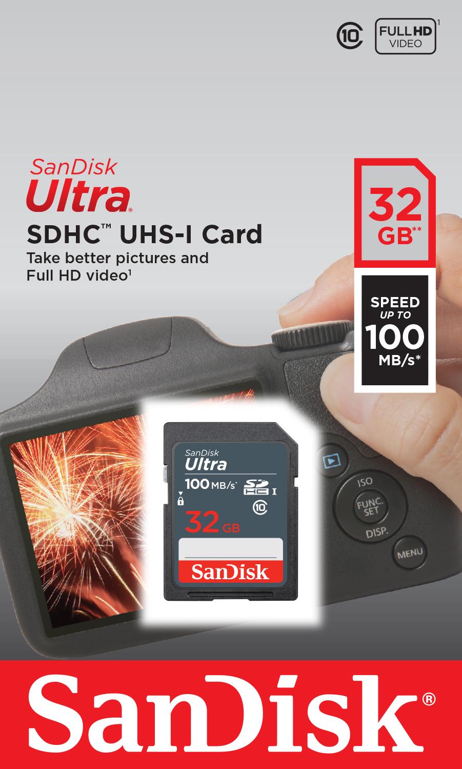 7ba6579f-f90e-4023-b138-afae6b078cf8 MEMORY SDHC 32GB UHS-I/SDSDUNR-032G-GN3IN SANDISK